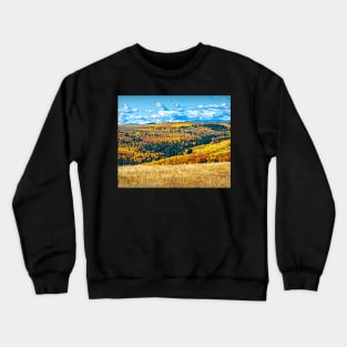 Fall foothill illustration. Crewneck Sweatshirt